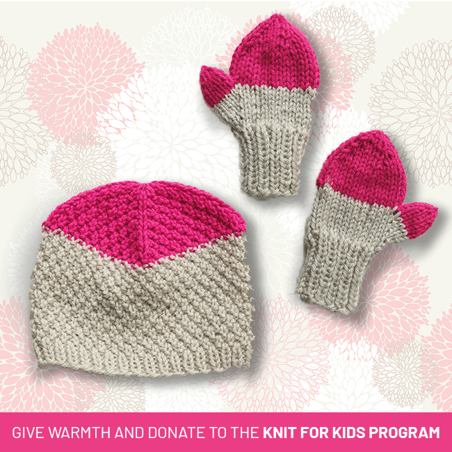 Knit for Kids Promo for Newsletter